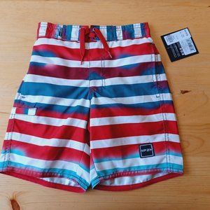 NEW!! Ripzone Boy's Swim Trunks Size Small ( 3445)
